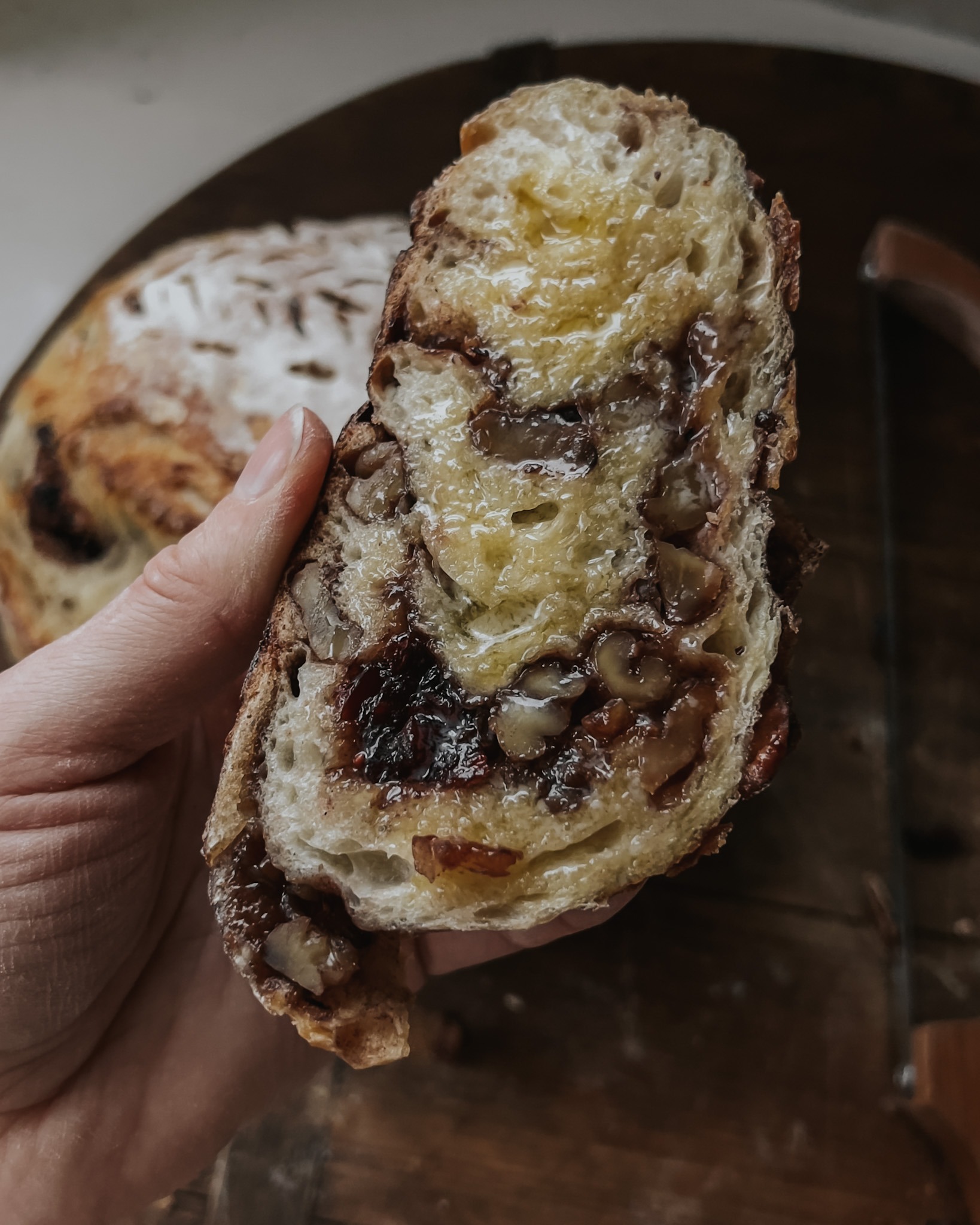 How To Add Inclusions to Sourdough Bread - Ashley Lyn Home